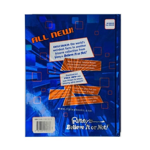 Hardcover Book - Ripley’s Believe It or Not! Book, Download the Weird, Volume 9 - Picture 2 of 8